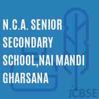 N.C.A. senior secondary school,nai mandi Gharsana Logo
