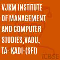 VJKM Institute of Management and Computer Studies,Vadu, TA- Kadi-(SFI) Logo