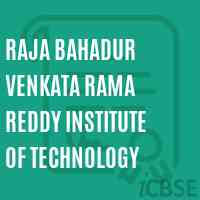Raja Bahadur Venkata Rama Reddy Institute of Technology Logo