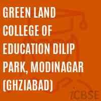 Green Land College of Education Dilip Park, Modinagar (Ghziabad) Logo