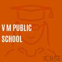 V M Public School Logo