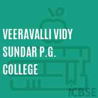 Veeravalli Vidy Sundar P.G. College Logo