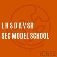 L R S D A V Sr Sec Model School Logo