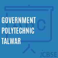 Government Polytechnic Talwar College Logo