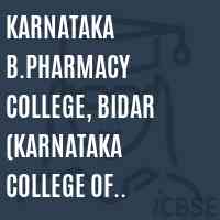 Karnataka B.Pharmacy College, Bidar (Karnataka College of Pharmacy,Bidar) Logo