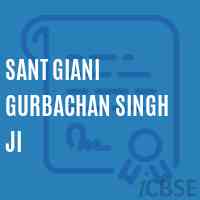 Sant Giani Gurbachan Singh Ji School Logo