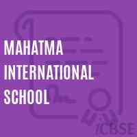 Mahatma International School Logo