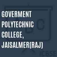 Goverment Polytechnic College, Jaisalmer(Raj) Logo