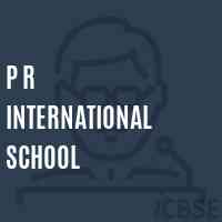 P R International School Logo