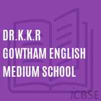 Dr.K.K.R Gowtham English Medium School Logo