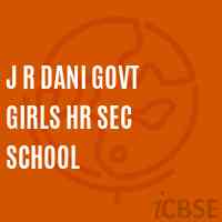J R Dani Govt Girls Hr Sec School Logo