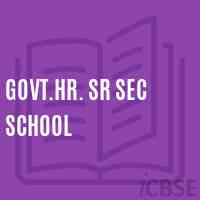 Govt.Hr. Sr Sec School Logo