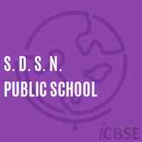 S. D. S. N. Public School Logo