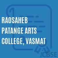 Raosaheb Patange Arts College, Vasmat Logo