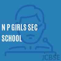 N P Girls Sec School Logo