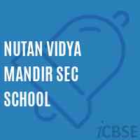 Nutan Vidya Mandir Sec School Logo