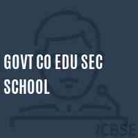 Govt Co Edu Sec School Logo