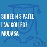 Shree N S Patel Law College Modasa Logo