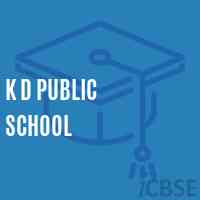 K D Public School Logo