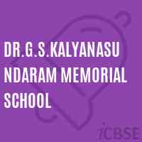 Dr.G.S.Kalyanasundaram Memorial School Logo