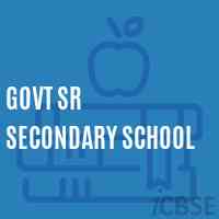 Govt Sr Secondary School Logo