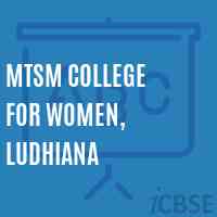 MTSM College for Women, Ludhiana Logo
