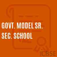 Govt. Model Sr. Sec. School Logo