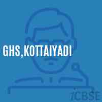 Ghs,Kottaiyadi Secondary School Logo