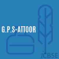 G.P.S-Attoor Primary School Logo
