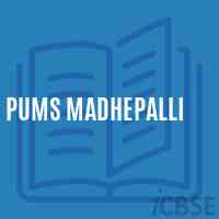 Pums Madhepalli Middle School Logo