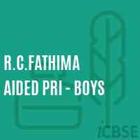 R.C.Fathima Aided Pri - Boys Primary School Logo