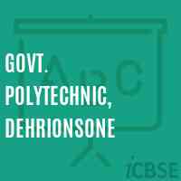 Govt. Polytechnic, Dehrionsone College Logo