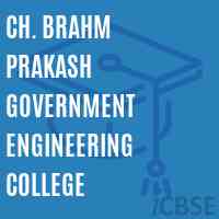 Ch. Brahm Prakash Government Engineering College Logo