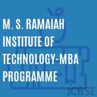 M. S. Ramaiah Institute of Technology-Mba Programme Logo