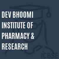 Dev Bhoomi Institute of Pharmacy & Research Logo