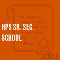 Hps Sr. Sec. School Logo