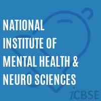 National Institute of Mental Health & Neuro Sciences Logo