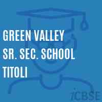 Green Valley Sr. Sec. School Titoli Logo