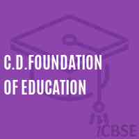 C.D.Foundation of Education School Logo