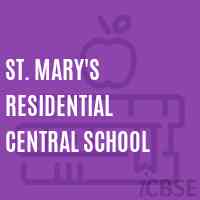 St. Mary's Residential Central School Logo