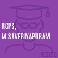 Rcps, M.Saveriyapuram Primary School Logo