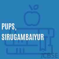 Pups, Sirugambaiyur Primary School Logo