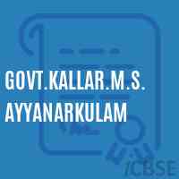 Govt.Kallar.M.S. Ayyanarkulam Middle School Logo