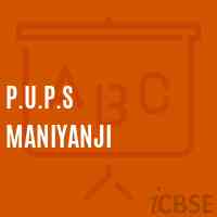 P.U.P.S Maniyanji Primary School Logo