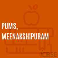 Pums, Meenakshipuram Middle School Logo