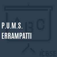 P.U.M.S. Errampatti Middle School Logo