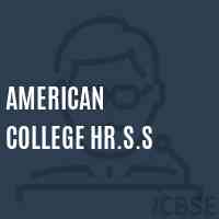 American College Hr.S.S High School Logo