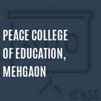 Peace College of Education, Mehgaon Logo