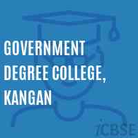 Government Degree College, Kangan Logo