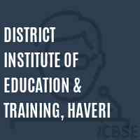 District Institute of Education & Training, Haveri Logo